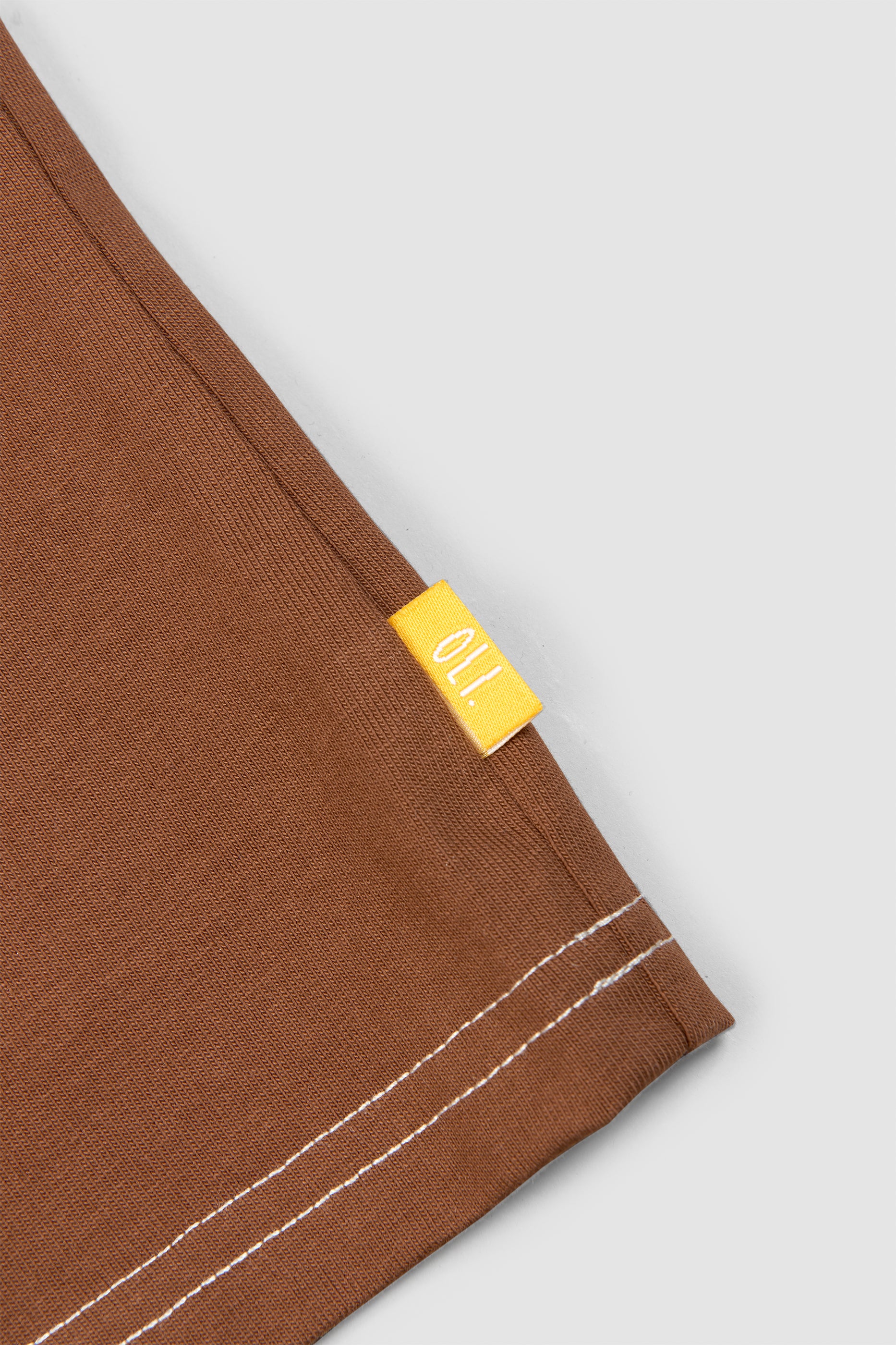 *IMPERFECT* Contrast Pocket T - Chocolate