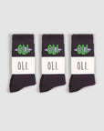 Emblem Sock - Coal