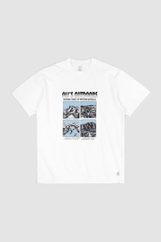National Parks T - White