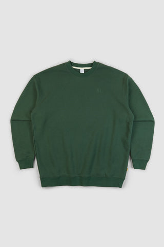 Embroidered Signature Pullover - Forest