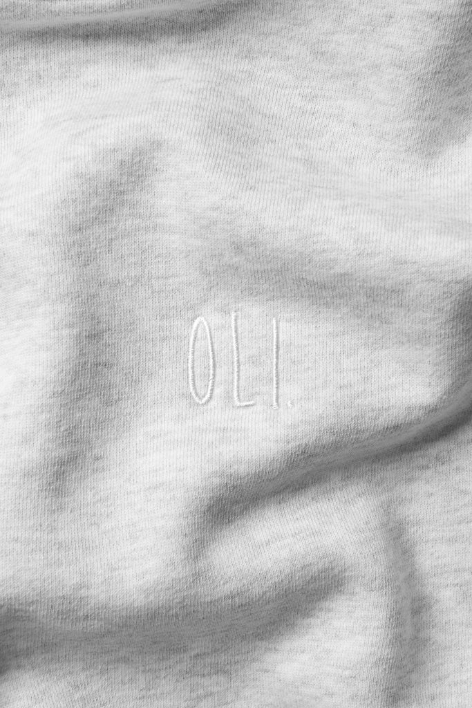 Embroidered Signature Hood - Snow Marle – Oli.
