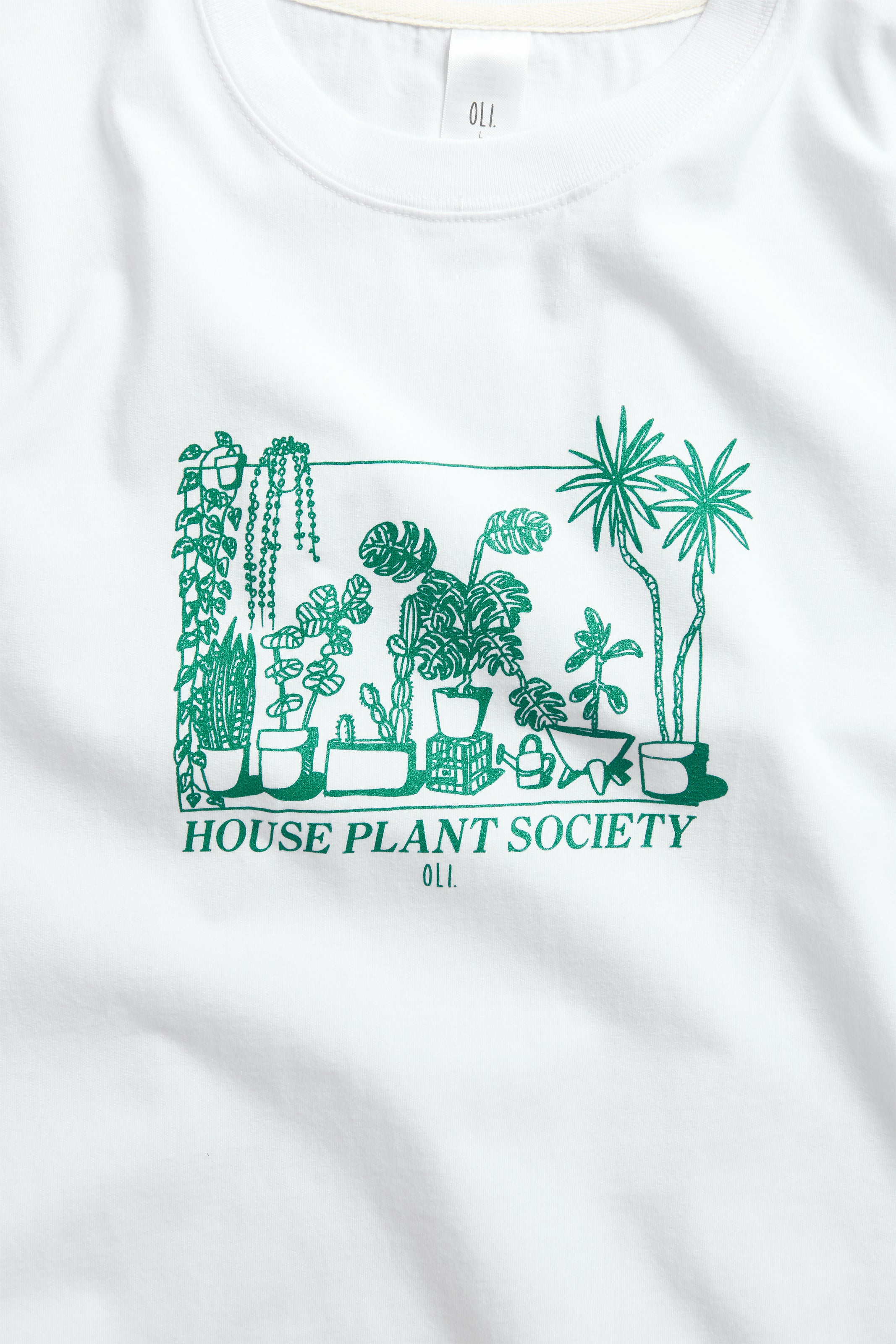 House Plant Crop T - White