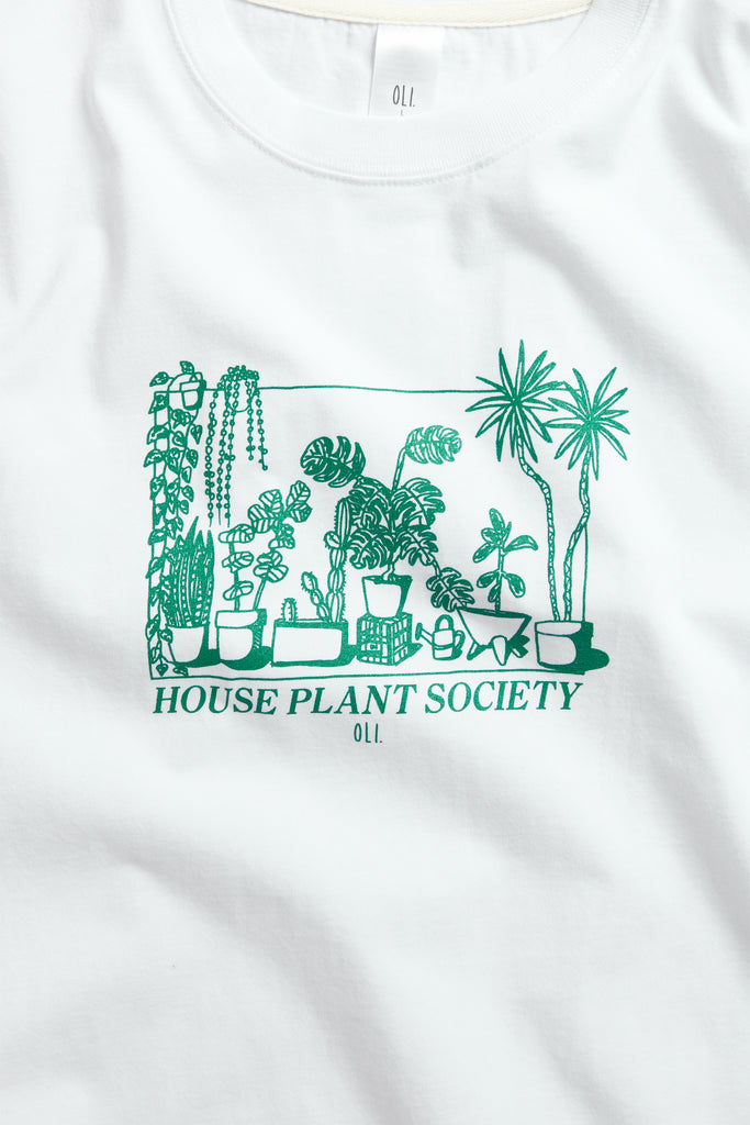 House Plant Crop T - White