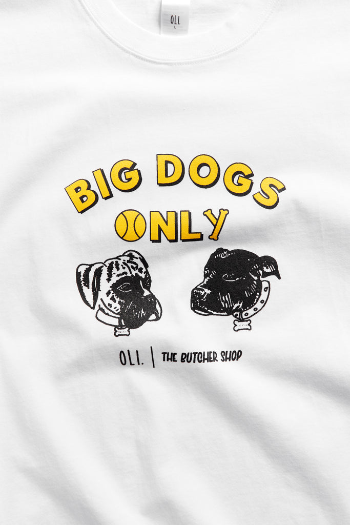 Original Big Dogs Crop T - White