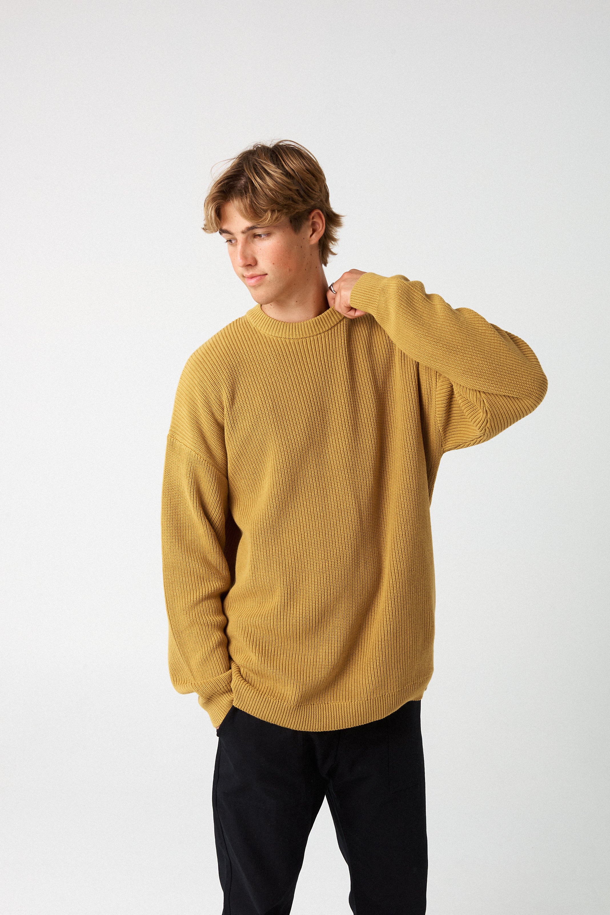 Chunky Knit - Mustard