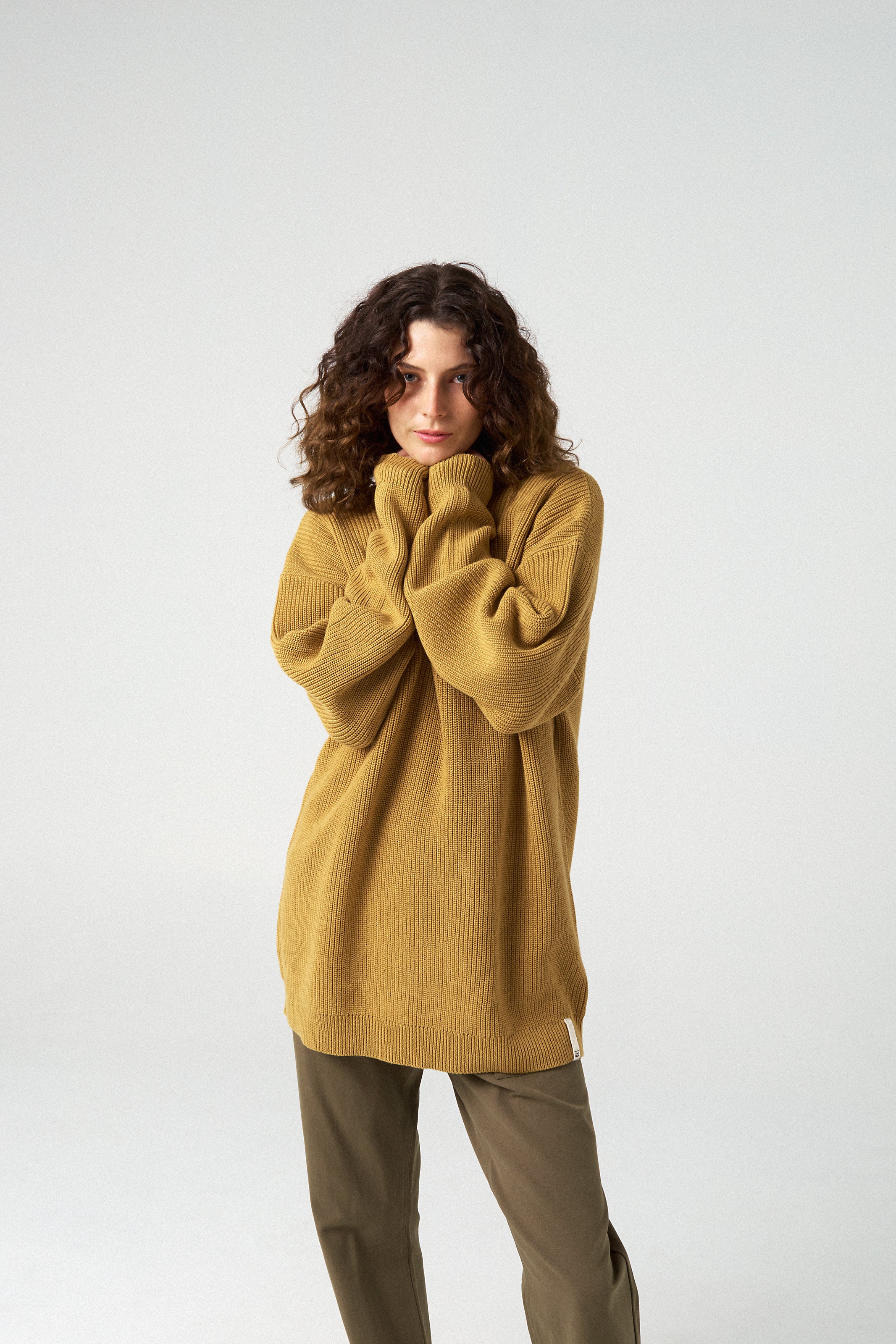 Chunky Knit - Mustard