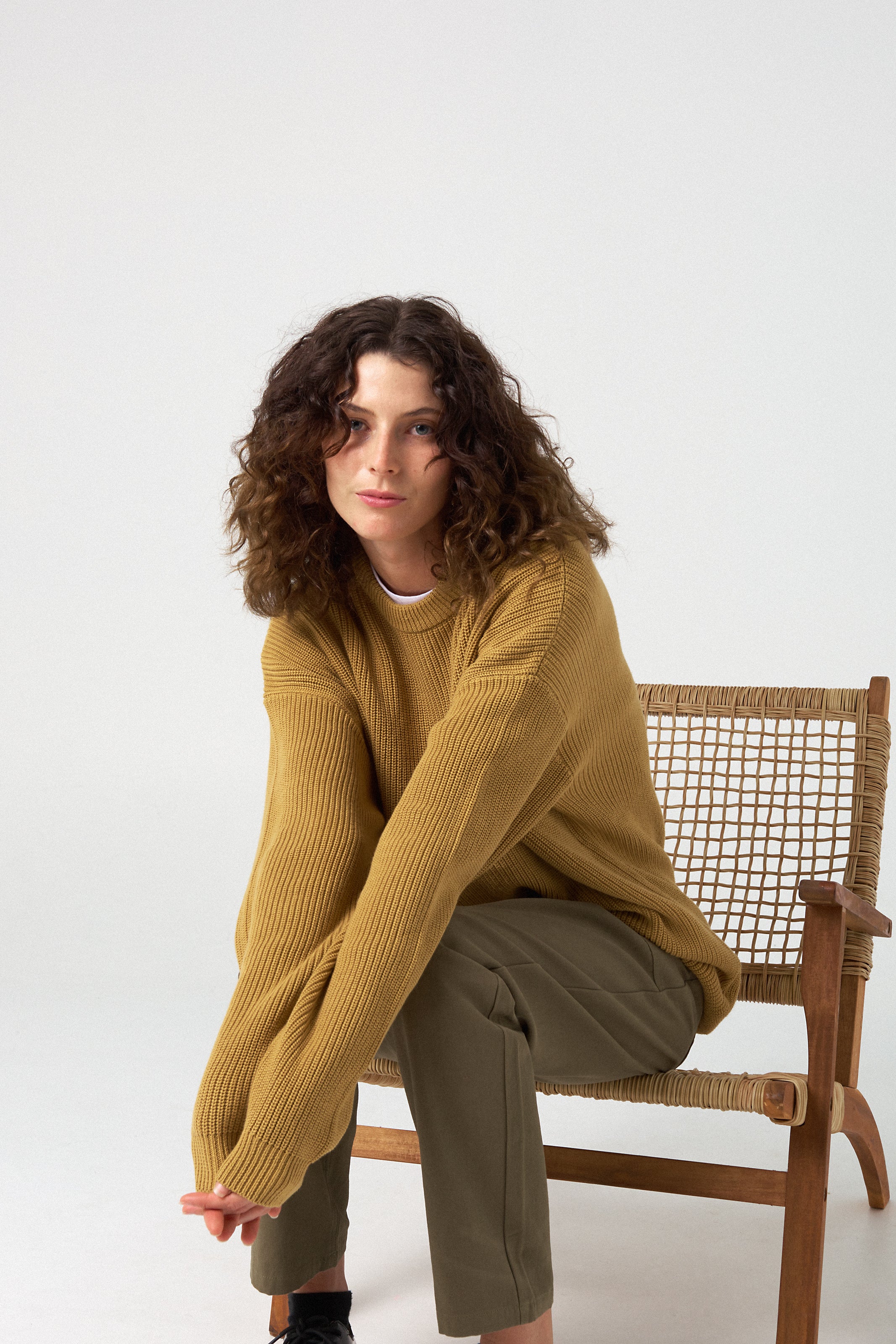 Chunky Knit - Mustard