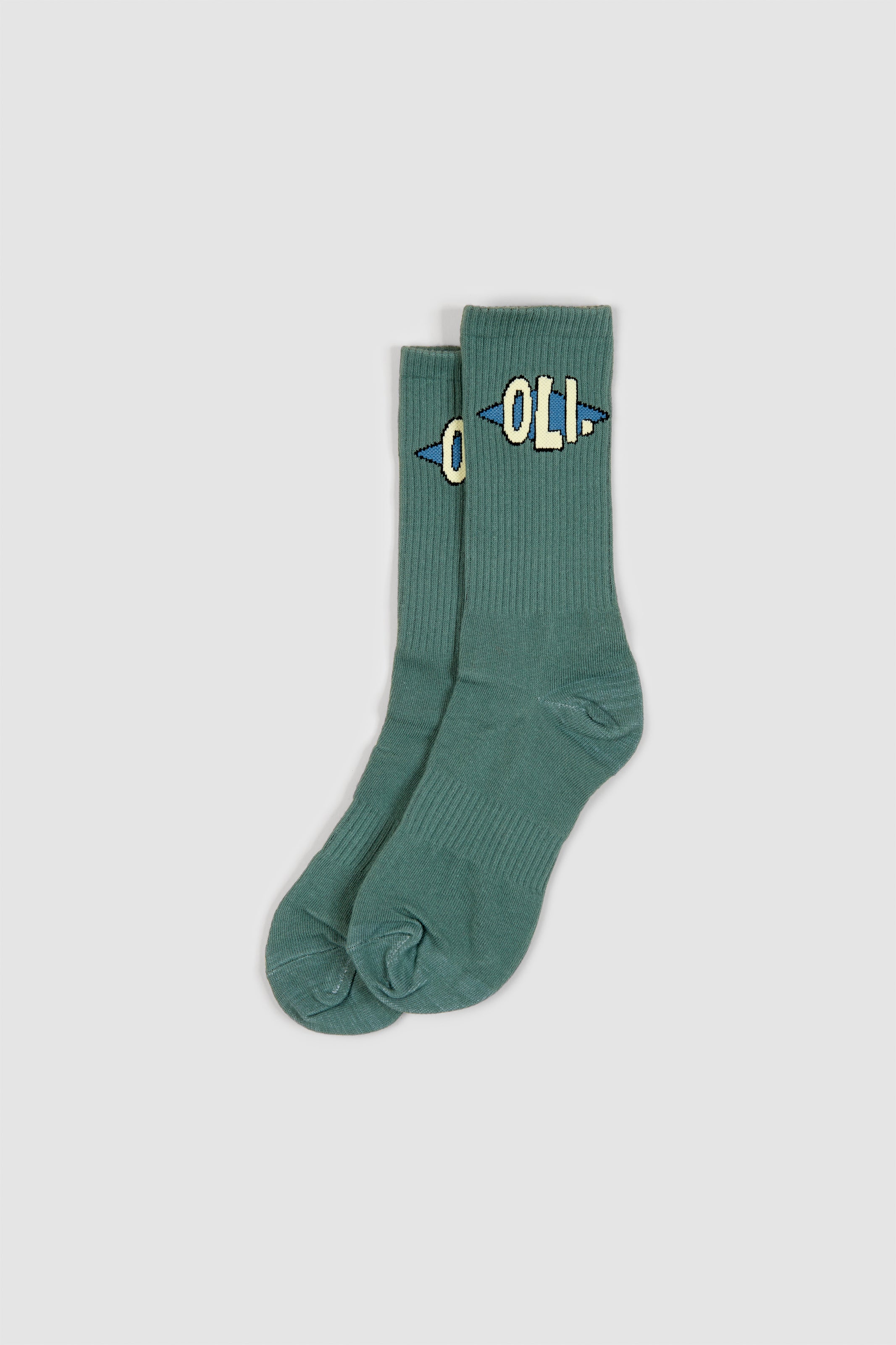 Emblem Sock - Teal
