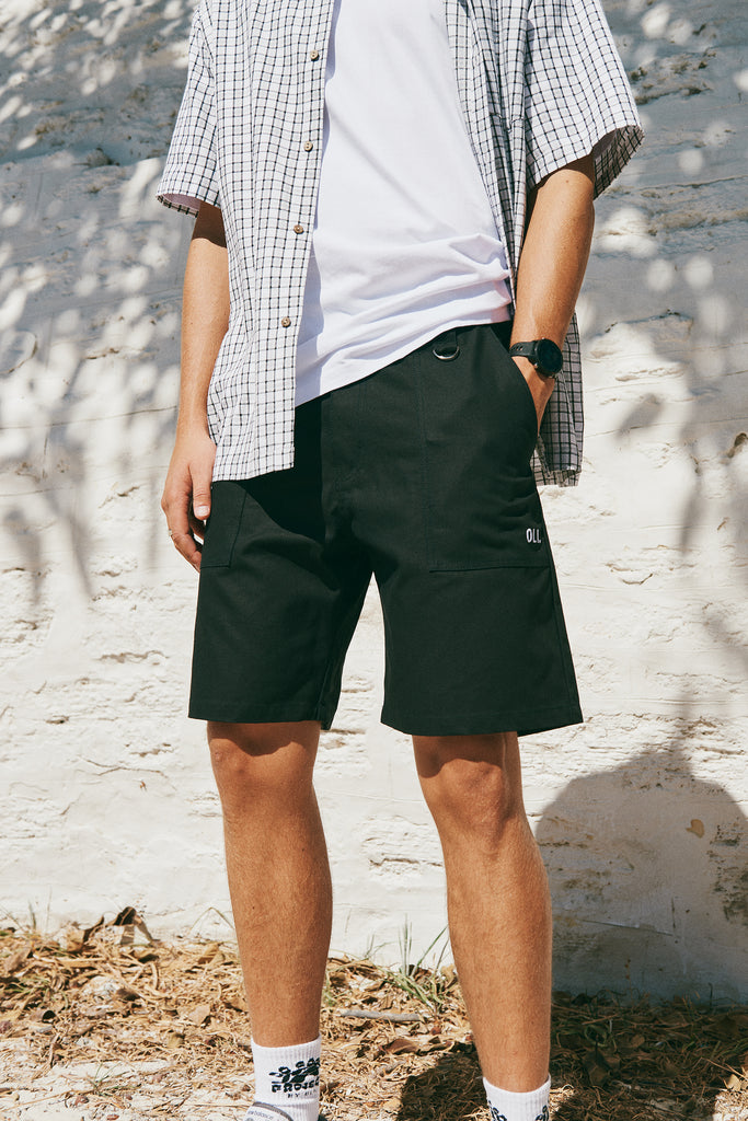 Drill Short - Black