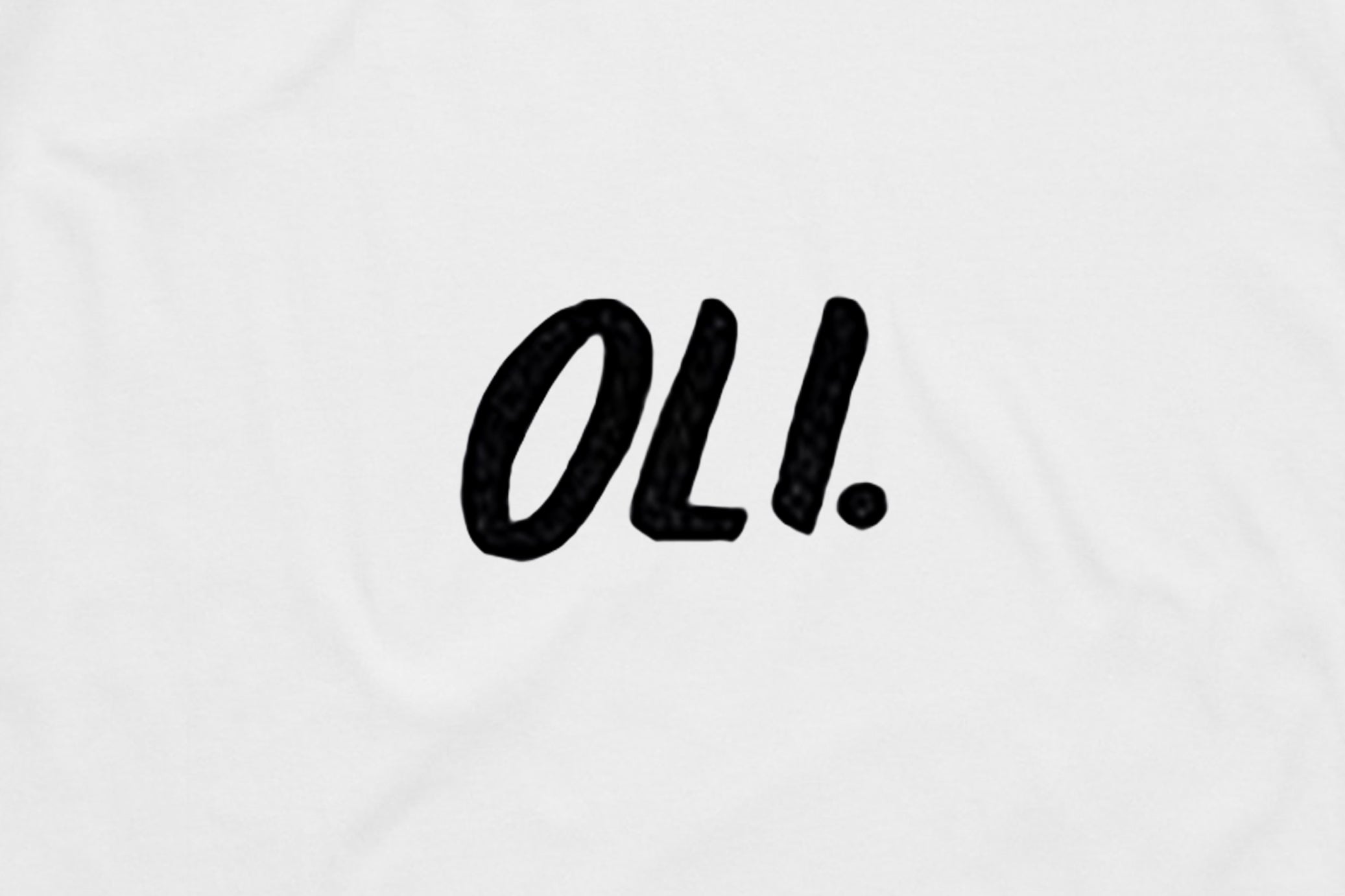 Deli Logo White - Print To Order - Oli.