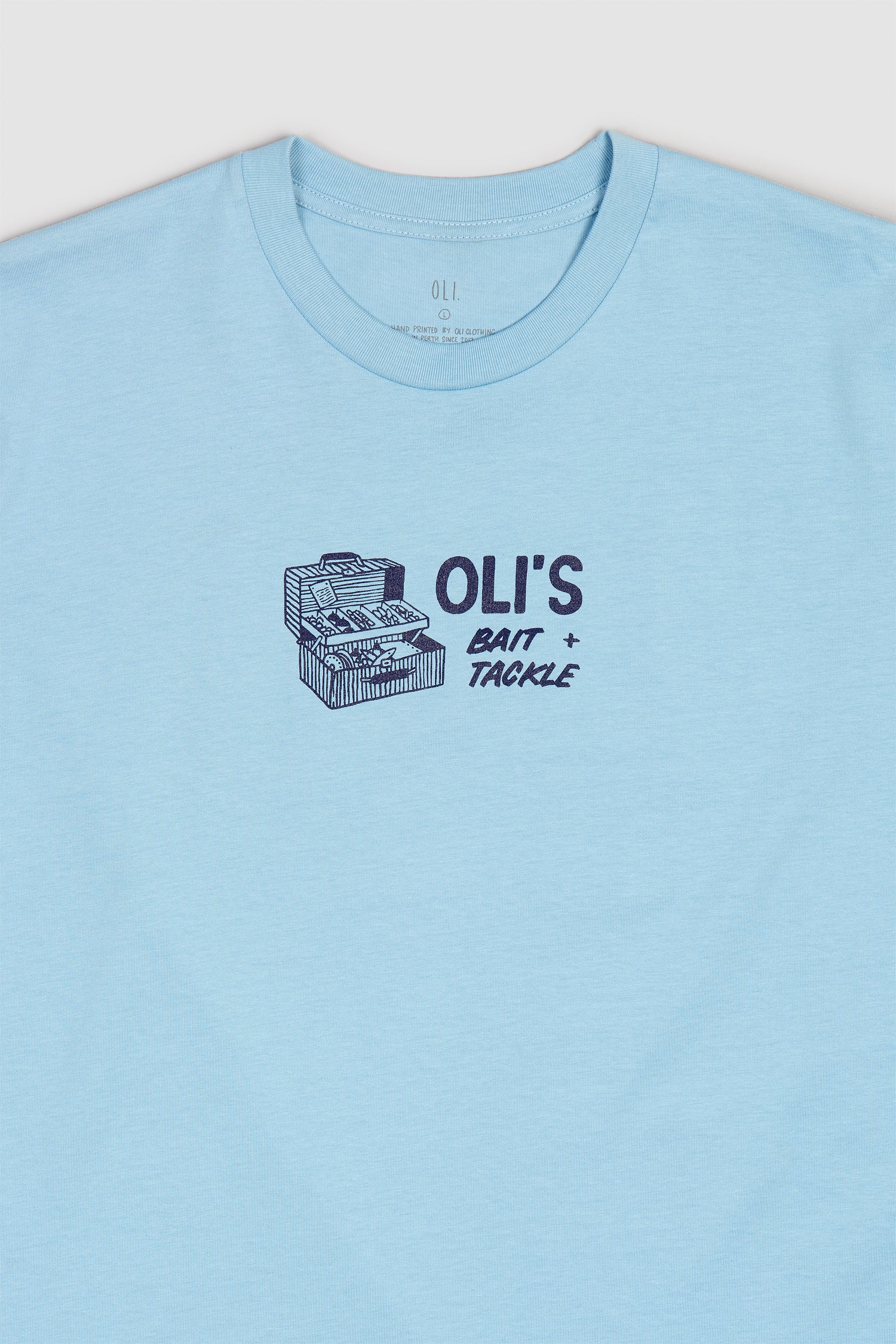 *IMPERFECT* Bait &amp; Tackle Back Print - Sky