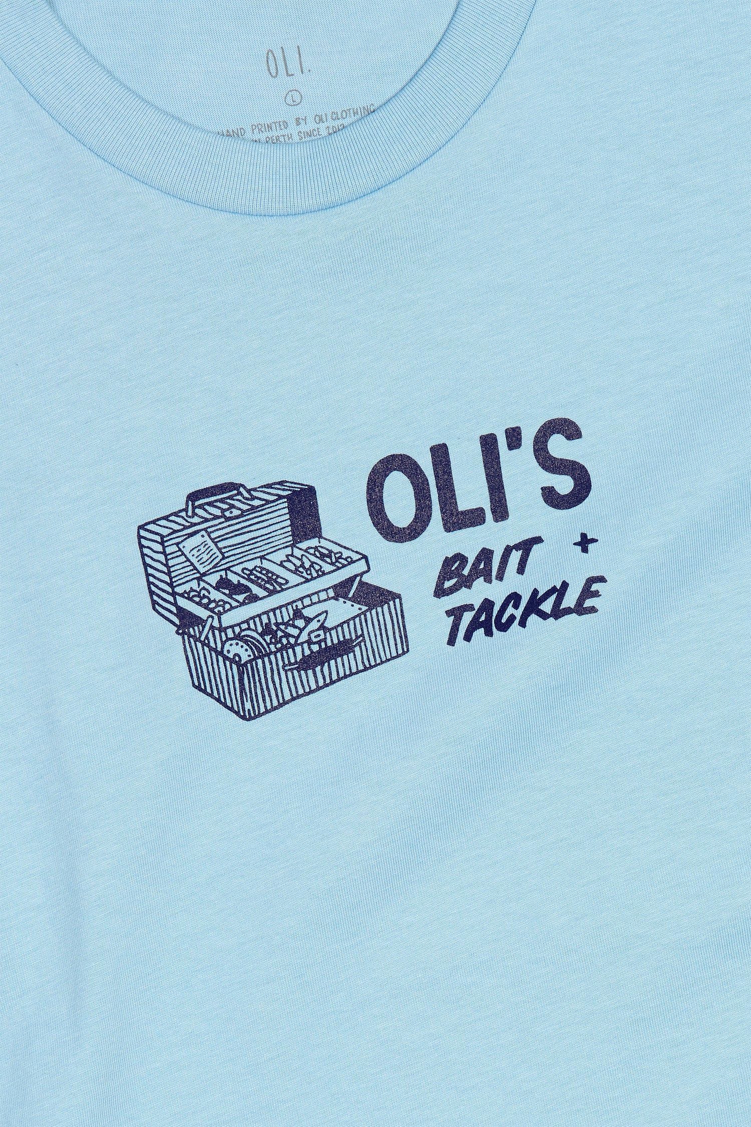 *IMPERFECT* Bait &amp; Tackle Back Print - Sky